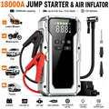 All-in-One Jump Starter & Air Compressor – 15000A Peak, 350 PSI