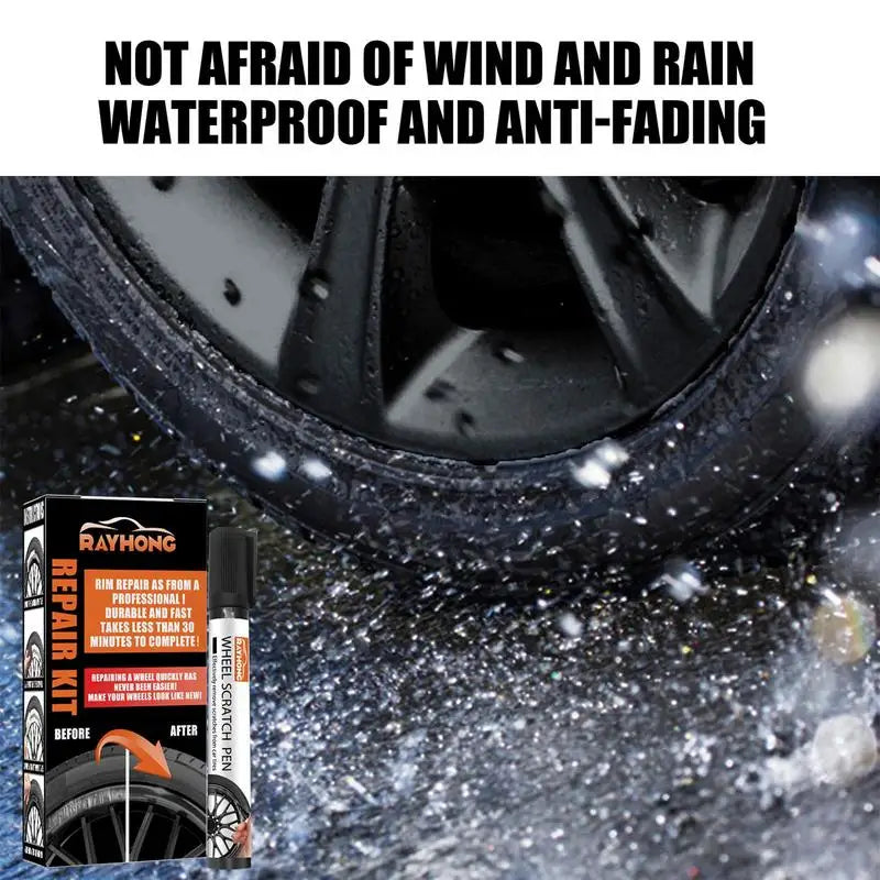 Car Wheel Rim Scratch Repair Kit – All Colors
