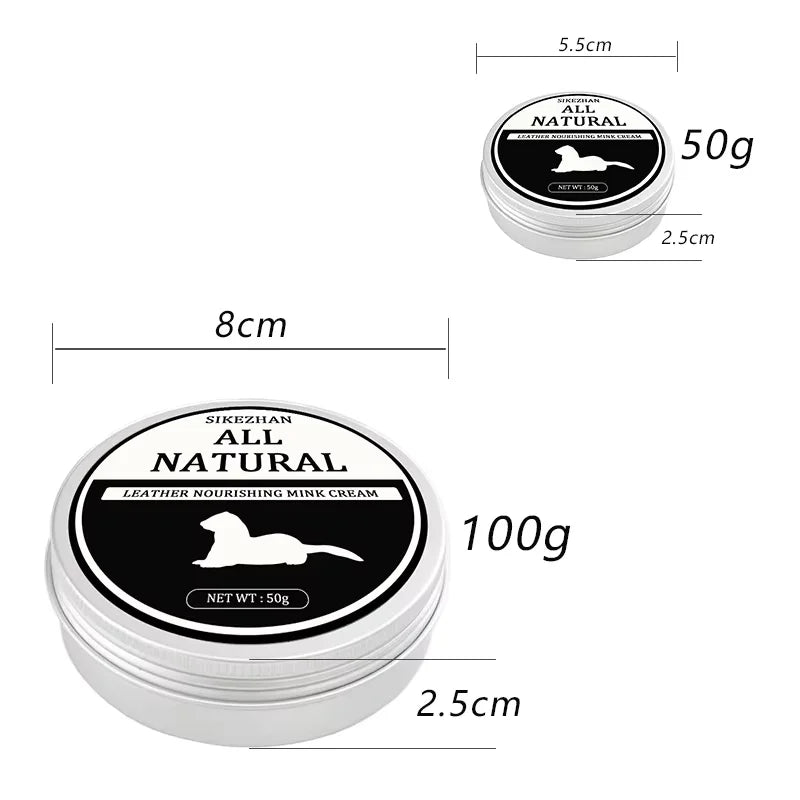 All-Natural Leather Mink Oil Cream – Nourish, Protect & Restore