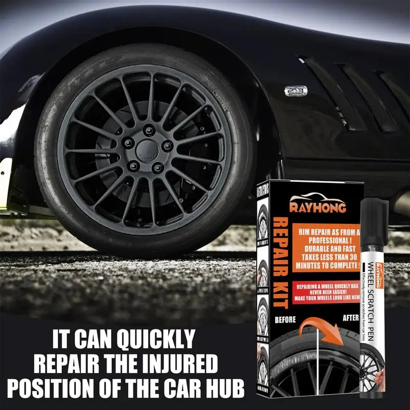 Car Wheel Rim Scratch Repair Kit – All Colors