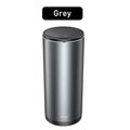 Car Trash Bin – 500mL Metal Alloy Garbage Can with Rolling Cover