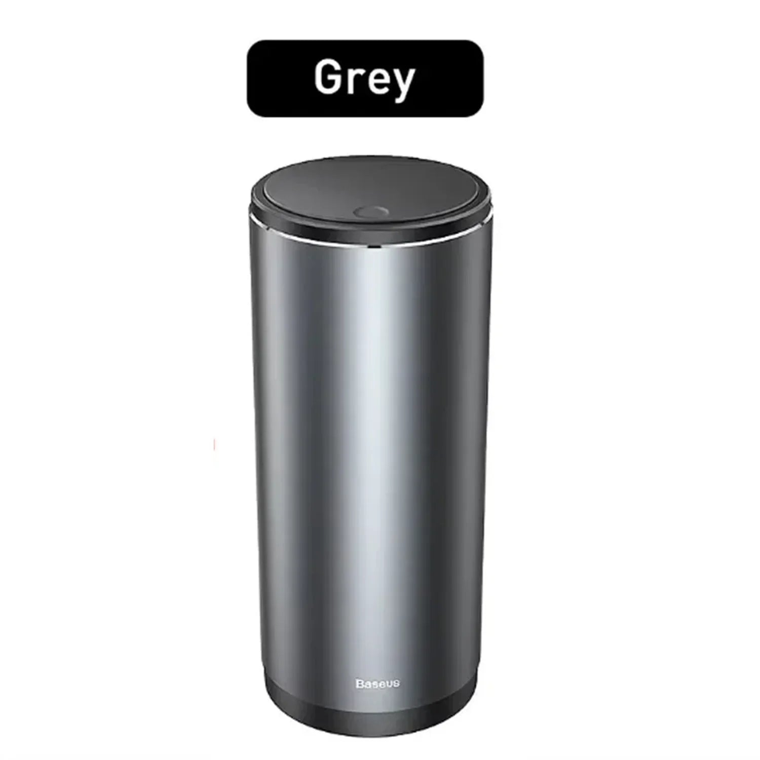 Car Trash Bin – 500mL Metal Alloy Garbage Can with Rolling Cover