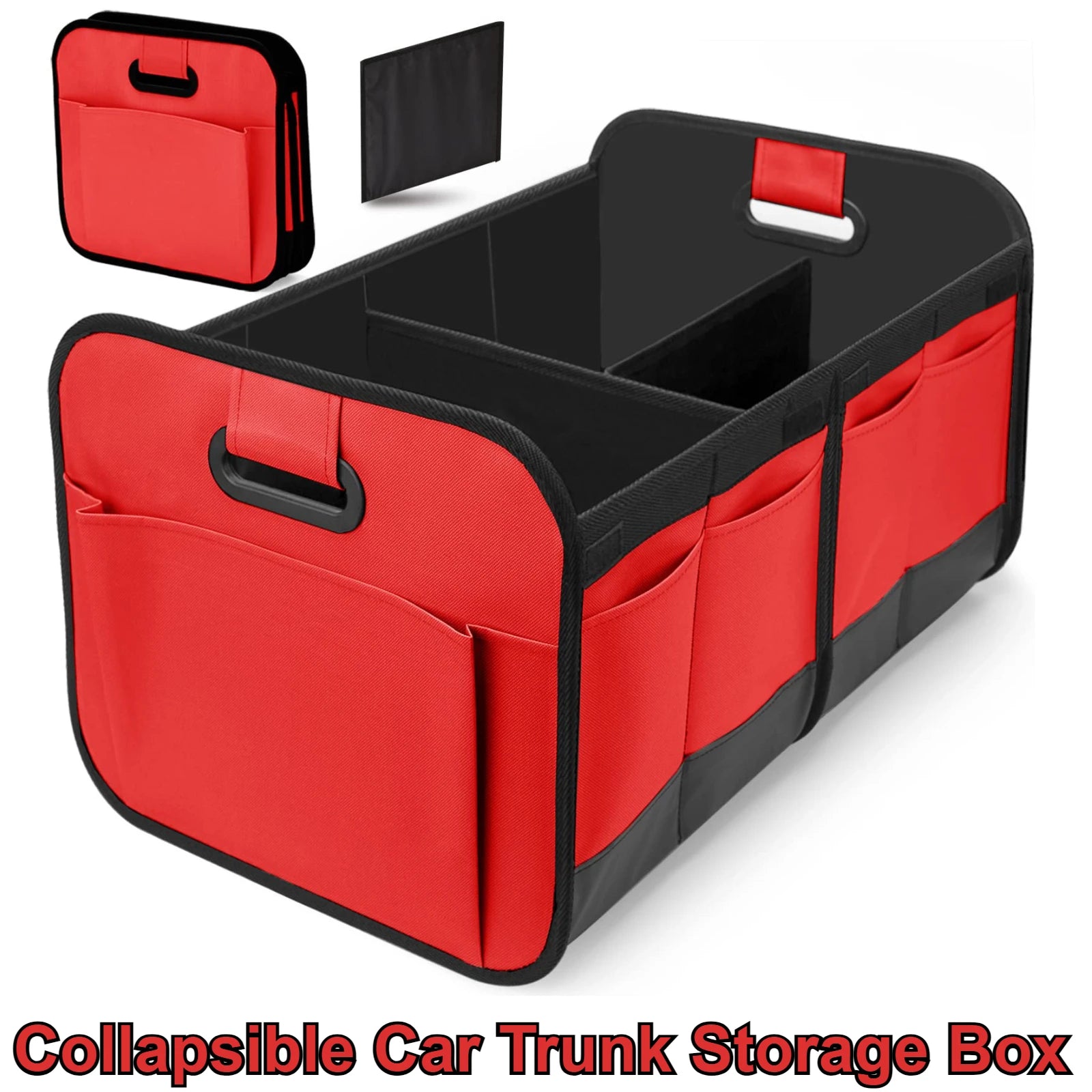 Collapsible Car Trunk Storage Box — Waterproof Oxford Organizer for SUV & Van