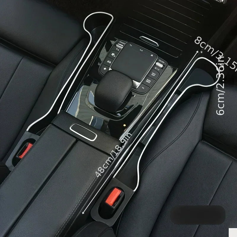 Car Seat Gap Filler Organizer – 2-in-1 Cup & Phone Holder (Set of 2)