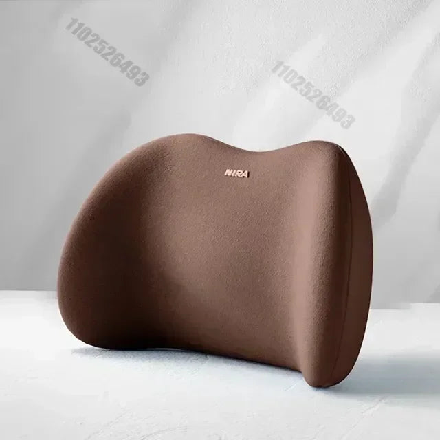 Ergonomic Memory Foam Car Seat Cushion & Neck Headrest Pillow Set