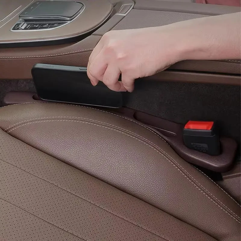 Car Seat Gap Filler – 2-Pack EVA Crevice Blocker & Console Organizer