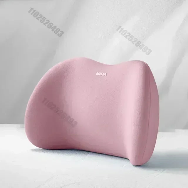 Ergonomic Memory Foam Car Seat Cushion & Neck Headrest Pillow Set